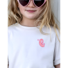 T‑shirt coton imprimé DTF – blanc ou marine