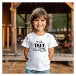 T‑shirt coton imprimé DTF – blanc ou marine