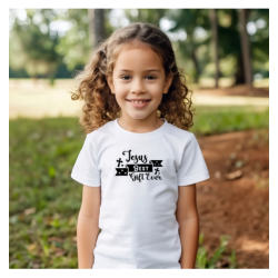 T‑shirt coton imprimé DTF – blanc ou marine