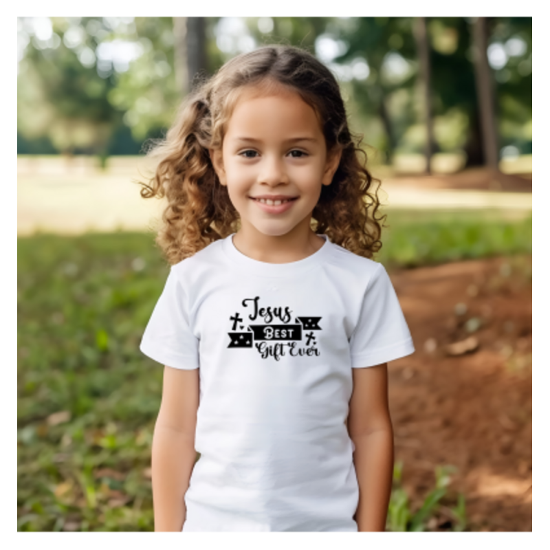 T‑shirt coton imprimé DTF – blanc ou marine