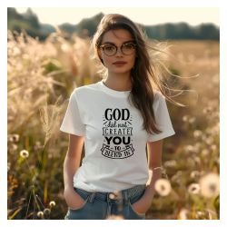T‑shirt coton imprimé DTF – blanc ou marine