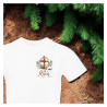 T‑shirt coton imprimé DTF – blanc ou marine