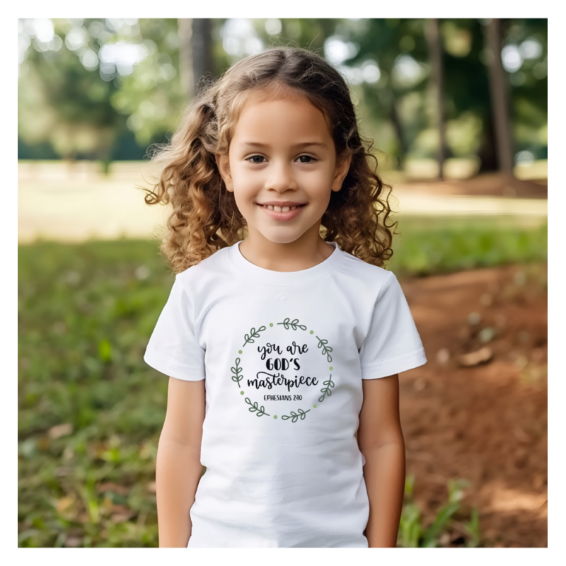 T‑shirt coton imprimé DTF – blanc ou marine