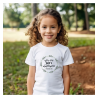 T‑shirt coton imprimé DTF – blanc ou marine