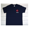 T‑shirt coton imprimé DTF – blanc ou marine