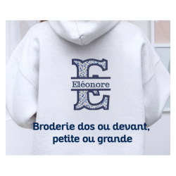 Sweat scout brodé personnalisé SUF ou SGDF