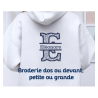 Sweat scout brodé personnalisé SUF ou SGDF