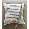 Coussin prière scoute imprimée