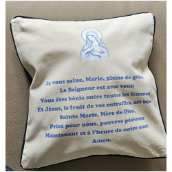 Coussin prière scoute imprimée