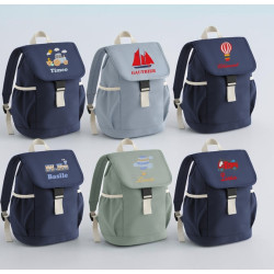 Sac à dos brodé transport