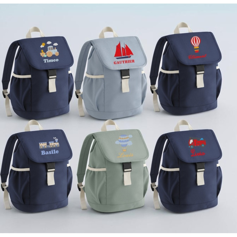 Sac à dos brodé transport