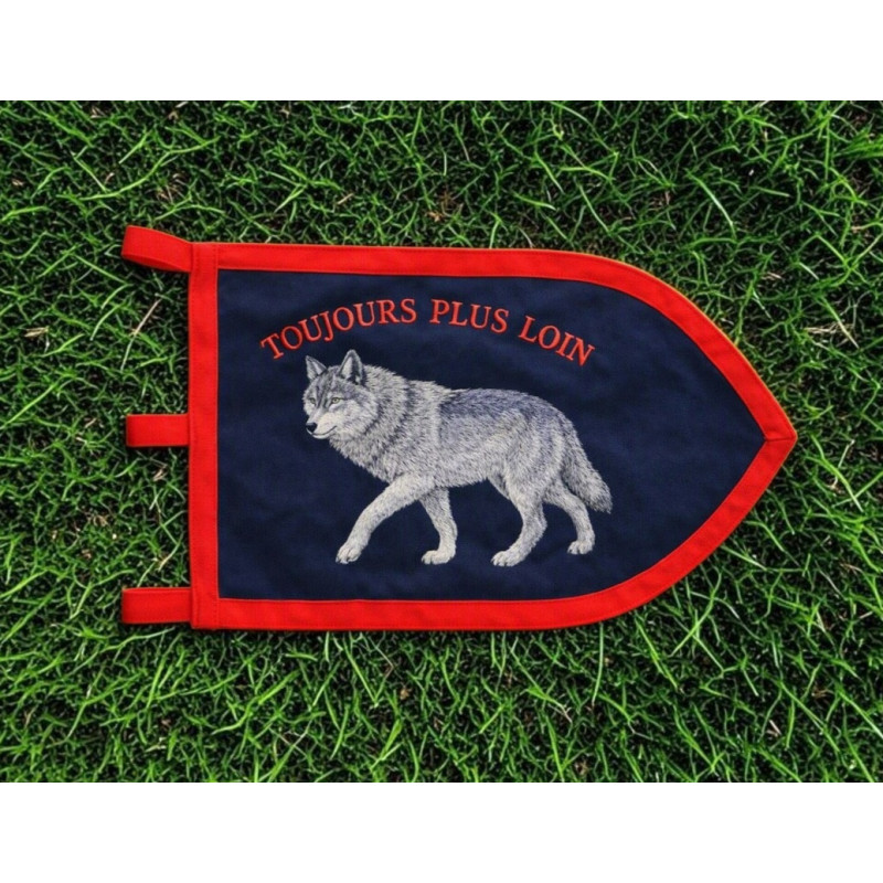 Fanion scout personnalisé pour patrouille