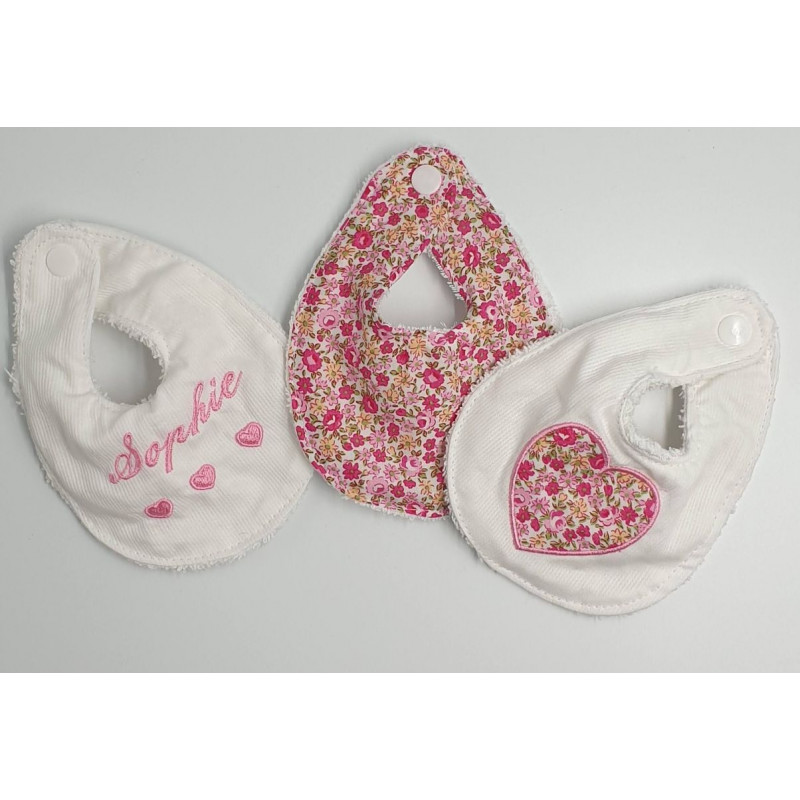 ZWOOS Bavoirs pour Poupée et Couches pour Baby Poupée, Accessoires