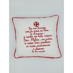 Coussin promesse scoute