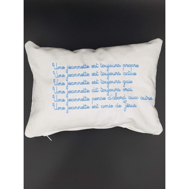 Coussin Loi jeannettes