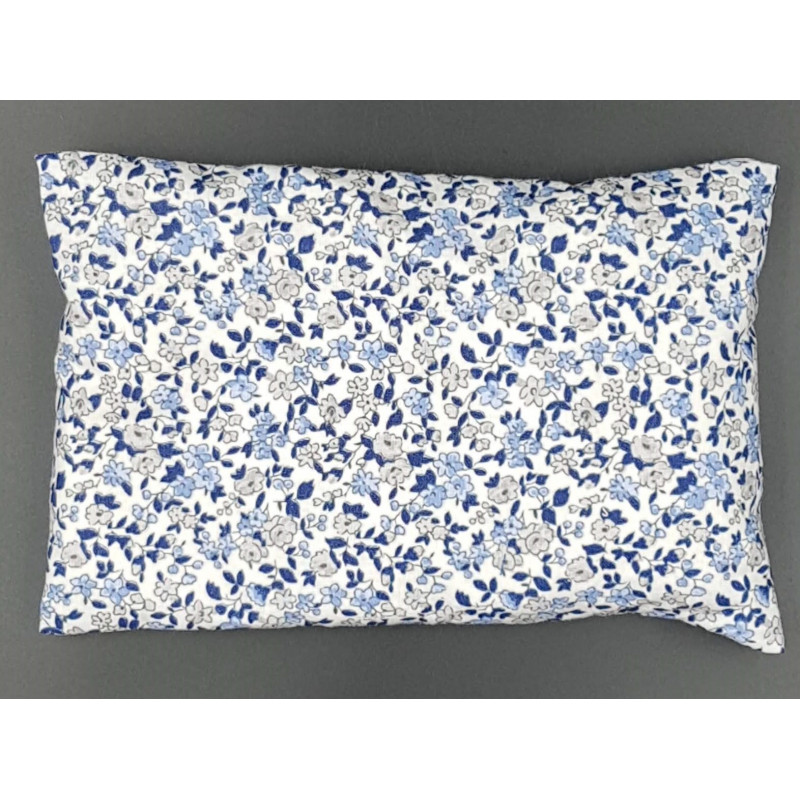 Bouillotte sèche modèle Fleurs bleues