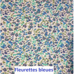 Bouillotte sèche modèle Fleurs bleues