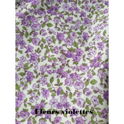 Bouillotte sèche modèle Fleurs bleues