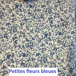 Bouillotte sèche modèle Fleurs bleues