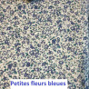 Bouillotte sèche modèle Fleurs bleues