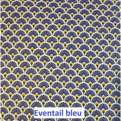 Bouillotte sèche Baptême croix fleurie bleue