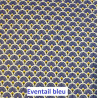 Bouillotte sèche Baptême croix fleurie bleue