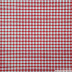 Panier rouge écossais  et ses lingettes