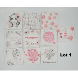 Lot de 10 lingettes Maman