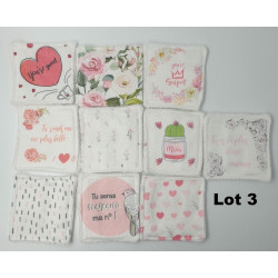 Lot de 10 lingettes Maman