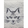 Serviette de toilette Tête de chat