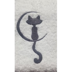 Serviette de toilette Tête de chat