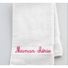 Serviette de toilette Monogramme